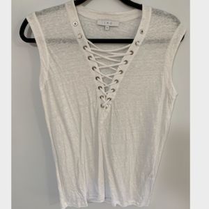 IRO Lace Up Tank